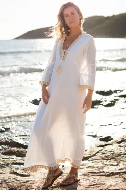 Kaftan Calista Nyx Weiß