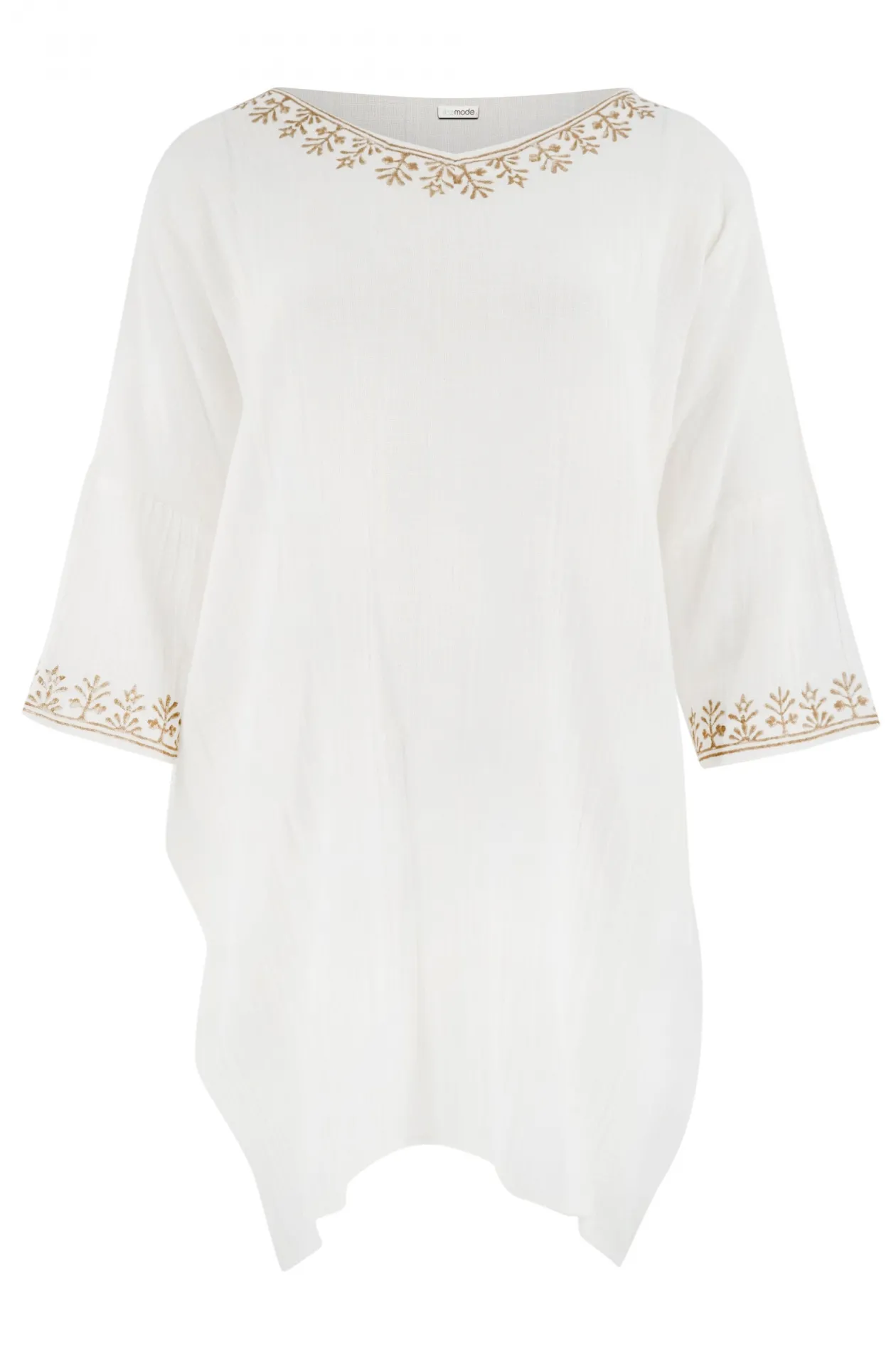 Kaftan Laia Scorva Weiß