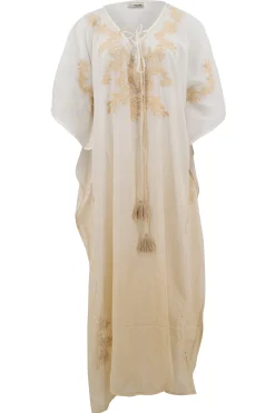 Kaftan Nic Ombre Weiß/Sand