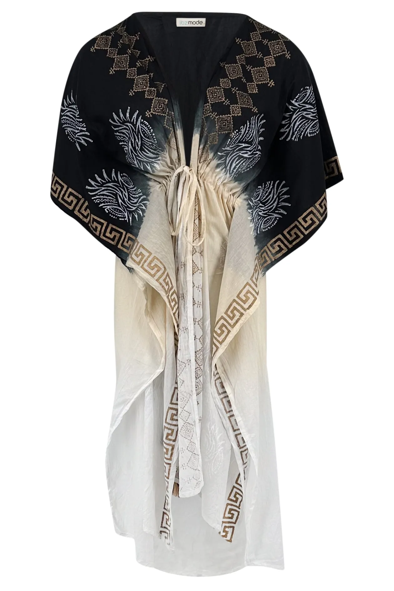 Kimono Griego Schwarz
