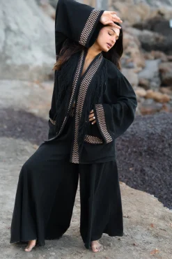 Kimono Jacke Esthetica Schwarz