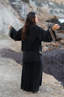 Kimono Jacke Esthetica Schwarz