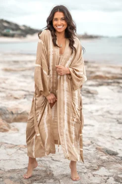 Kimono Jane Tie Dye Sand/Beige