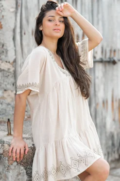 Kleid Elia Resort Elfenbein