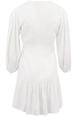 Kleid Eva Einfarbig Elfenbein