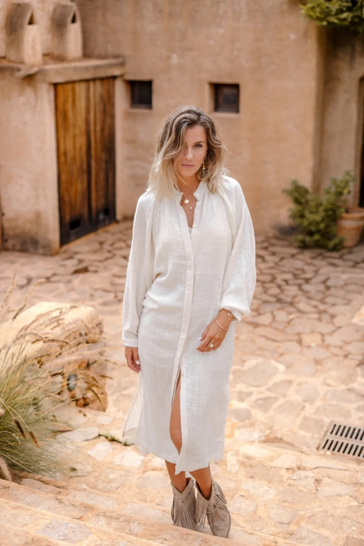 Kleid Fedelia Off White