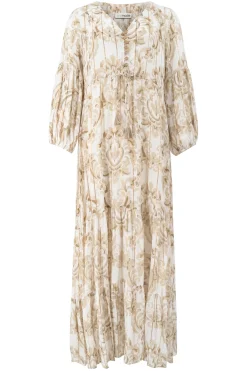 Kleid Gloria Barock Weißer Druck