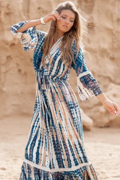 Kleid Isabella Crochet Beige