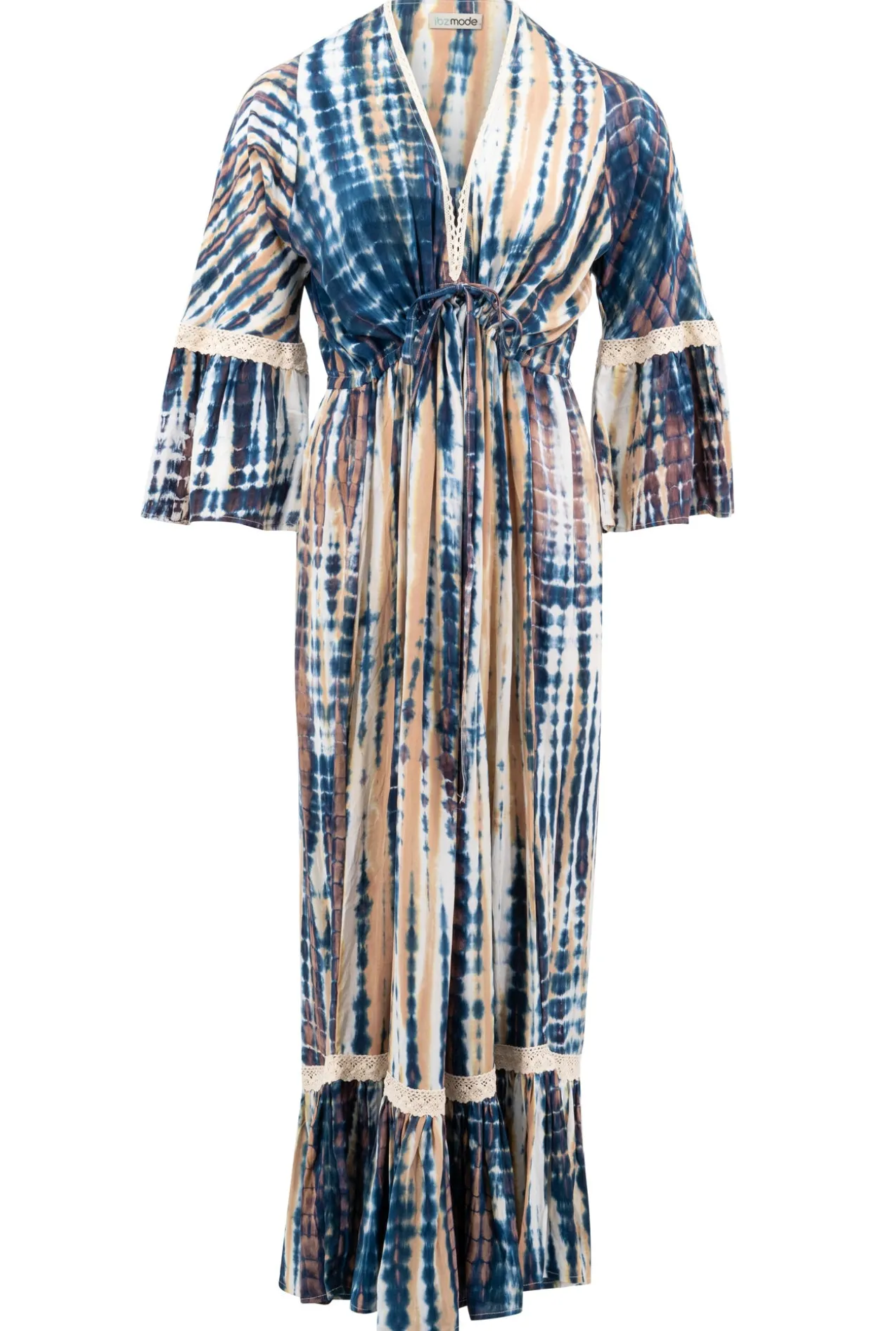 Kleid Isabella Crochet Beige