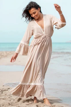 Kleid Isabella gehäkelt Ecru