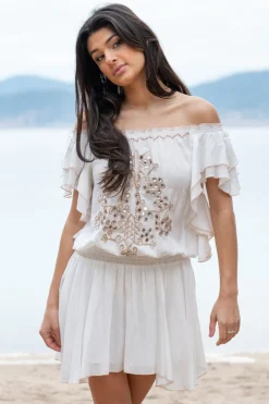 Kleid Jairo Mirror Weiß