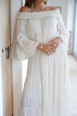 Kleid Jamee Boho Ecru