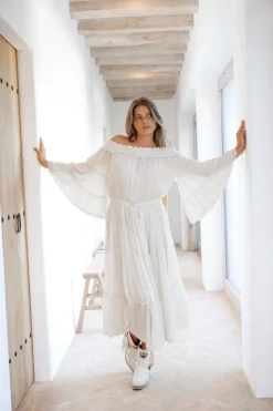 Kleid Jamee Boho Ecru