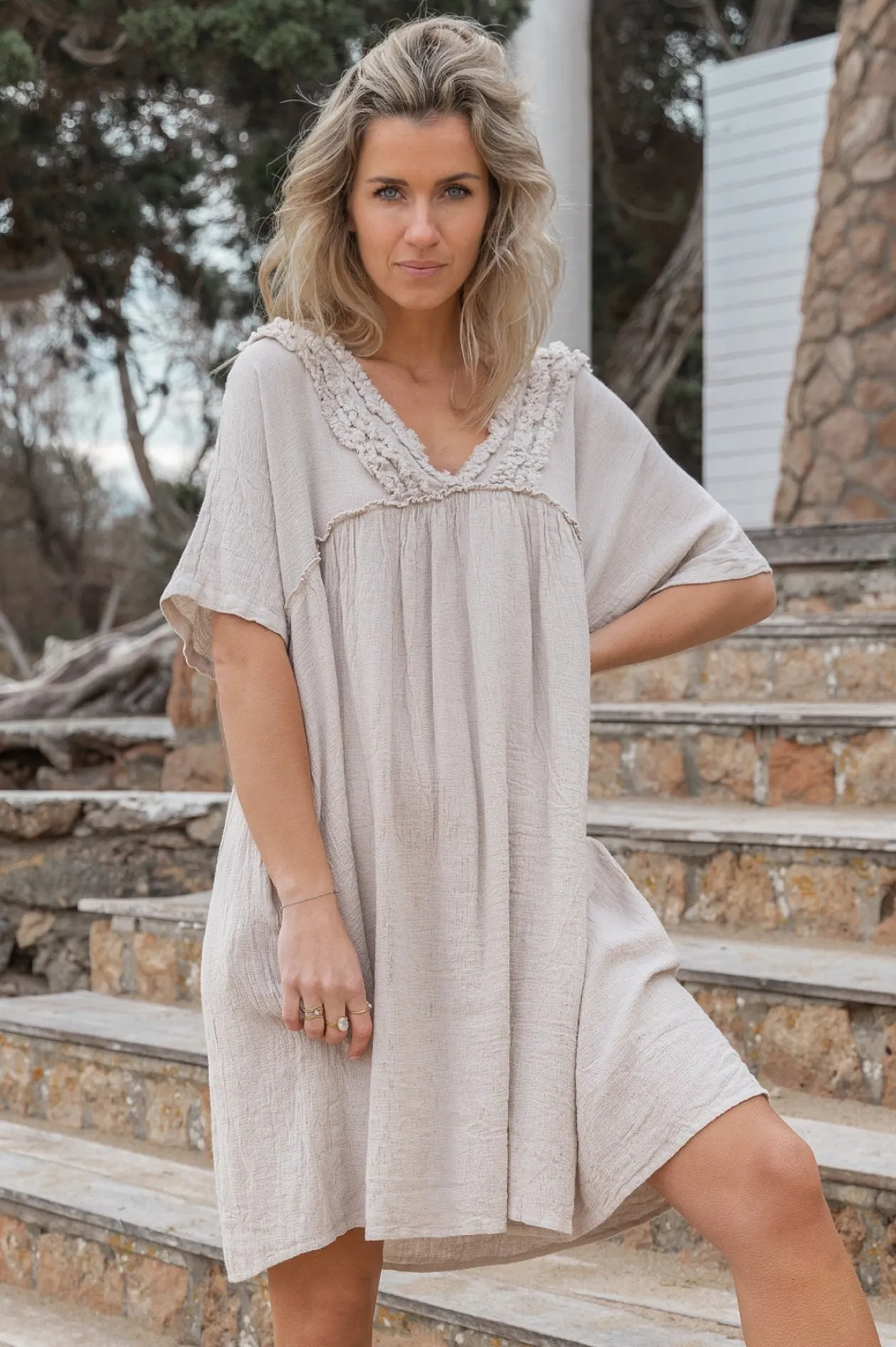 Kleid Leira Light Taupe