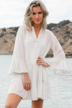 Kleid Lilla Elfenbein