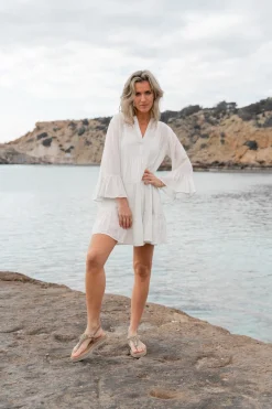 Kleid Lilla Elfenbein