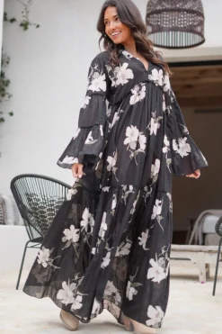 Kleid Lucia Bloom Schwarz