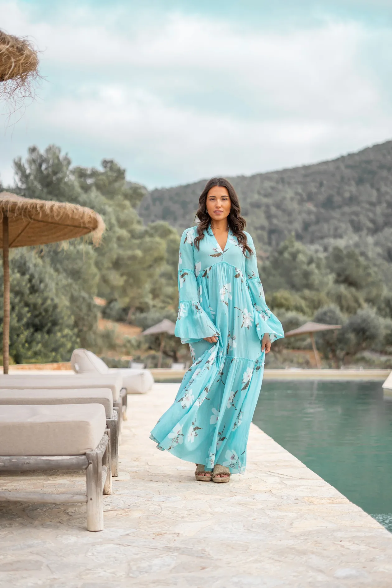 Kleid Lucia Bloom Türkis