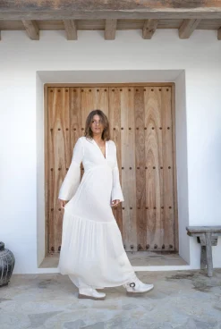 Kleid Lucia Blume Elfenbein