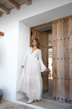 Kleid Lucia Blume Elfenbein