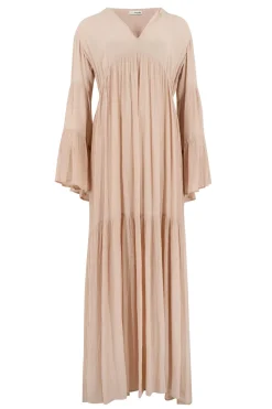 Kleid Lucia Flower Helles Taupe