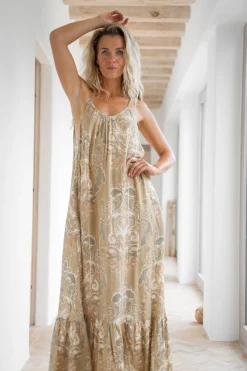 Kleid Madia Barock Khaki