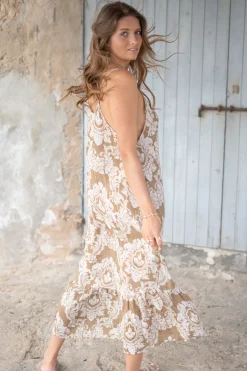 Kleid Madia Barock Taupe