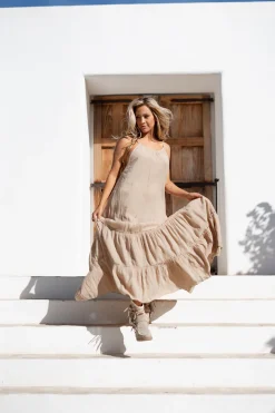 Kleid Madia Boho Powder