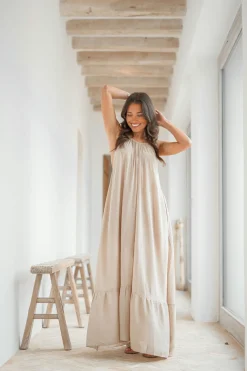 Kleid Mina Taupe