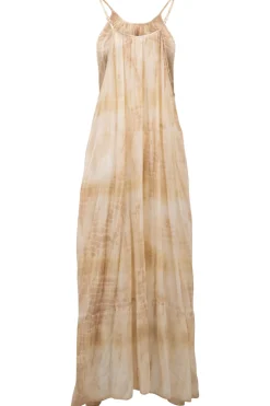 Kleid Mina Tie Dye Taupe