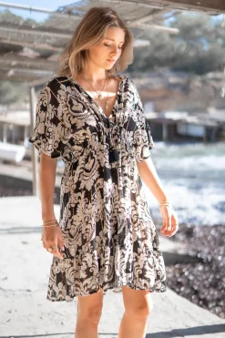 Kleid Mio Barock Schwarz