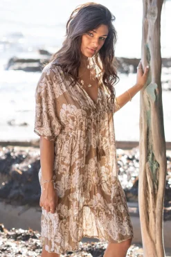 Kleid Mio Barock Taupe