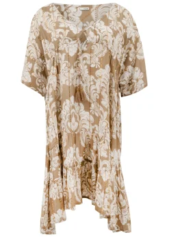 Kleid Mio Barock Taupe