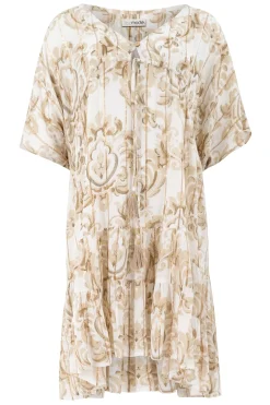 Kleid Mio Barock Weiß Print