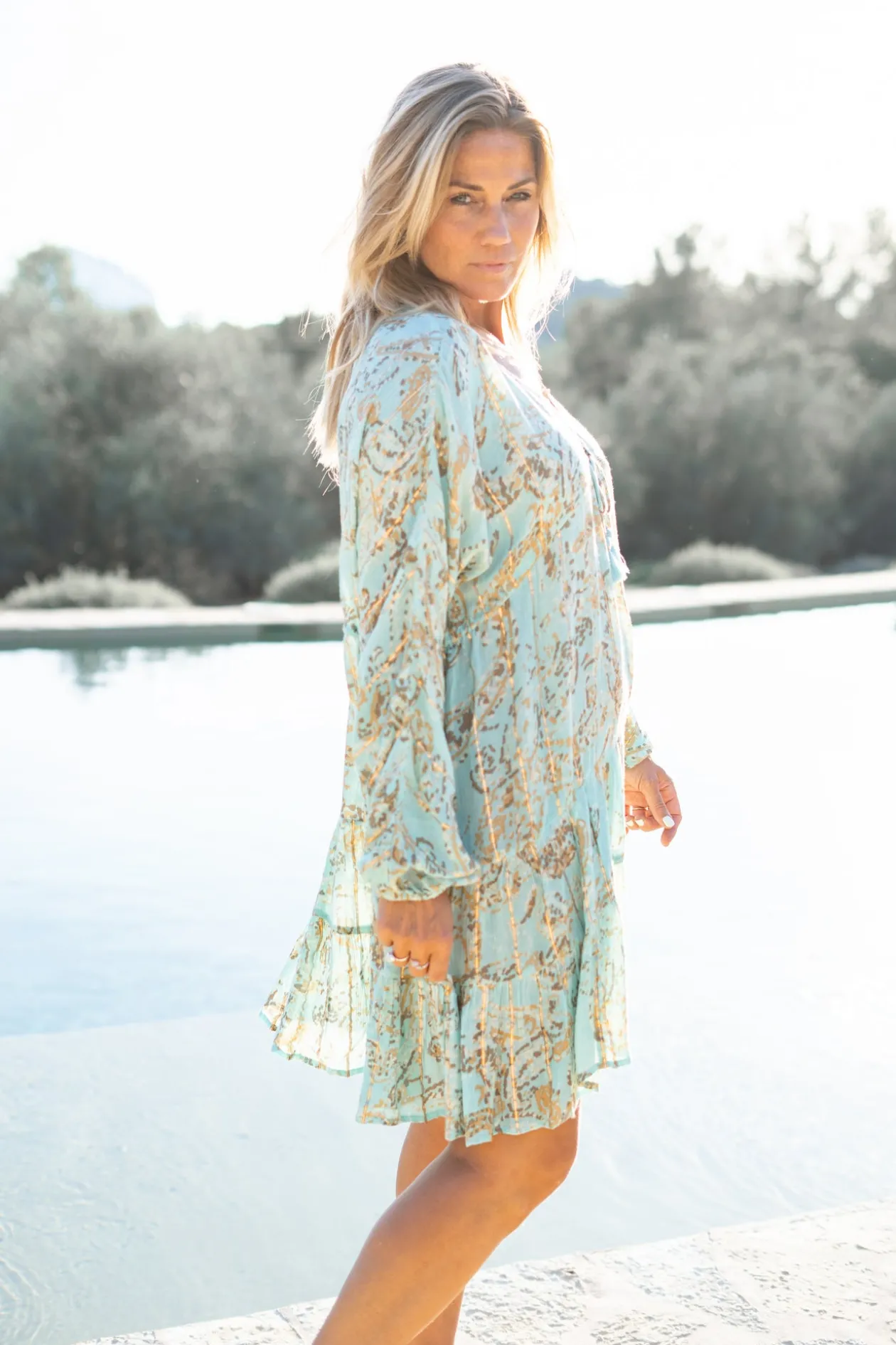 Kleid Mio Paisley Mint