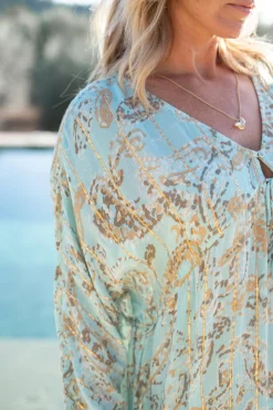 Kleid Mio Paisley Mint