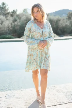 Kleid Mio Paisley Mint