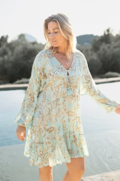 Kleid Mio Paisley Mint