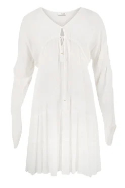 Kleid Mio Paisley Weiß