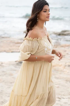 Kleid Peralta Bordado Sand