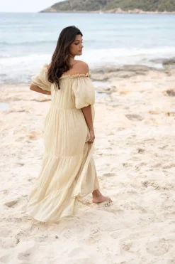 Kleid Peralta Bordado Sand