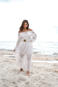 Kleid Peralta Cuenca Weiß