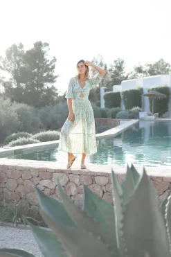 Kleid Santi Paisley Mint