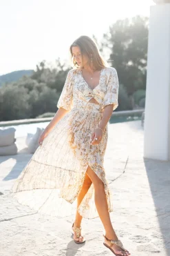 Kleid Santi Paisley Sand