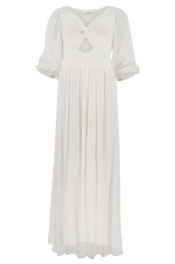 Kleid Santi Paisley Weiß