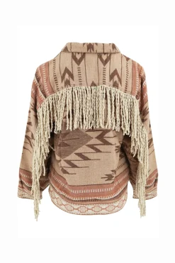 Kurze Fransenjacke Nomad Natural