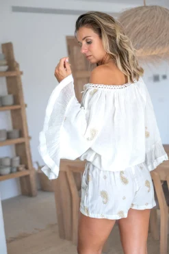 Kurze Hose Mila Esencia Elfenbein