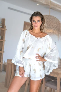 Kurze Hose Mila Esencia Elfenbein