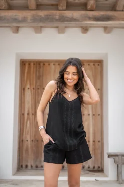 Kurze Hose Mila Schwarz