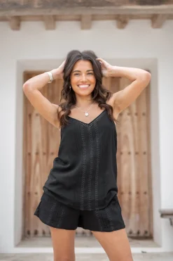 Kurze Hose Mila Schwarz